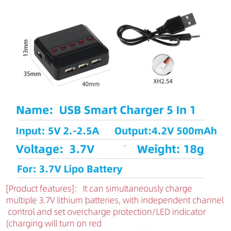 Syma X5HW X5HC X5C X5SW 3.7V 5 - Drone Battery Connector reseña y precio
