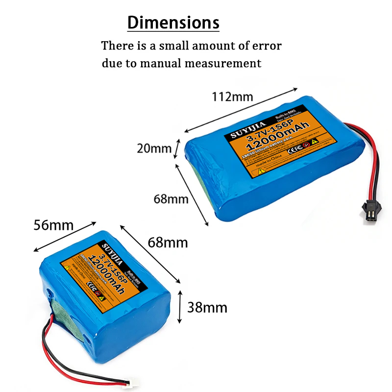 3.7V 18650 Rechargeable Lithiu - Drone Battery Li-Ion reseña y precio