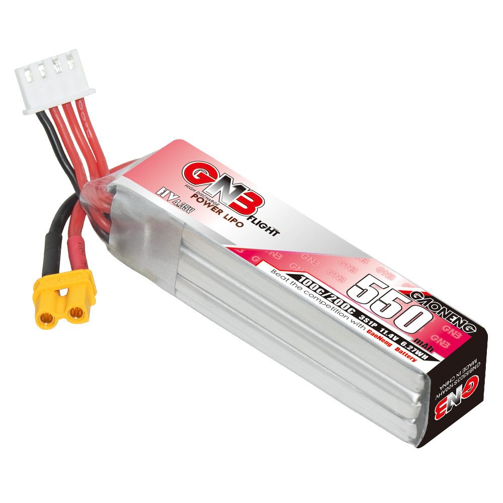 GNB HV 11.4V 550mAh 100C/200C  - Drone Battery Lipo reseña y precio