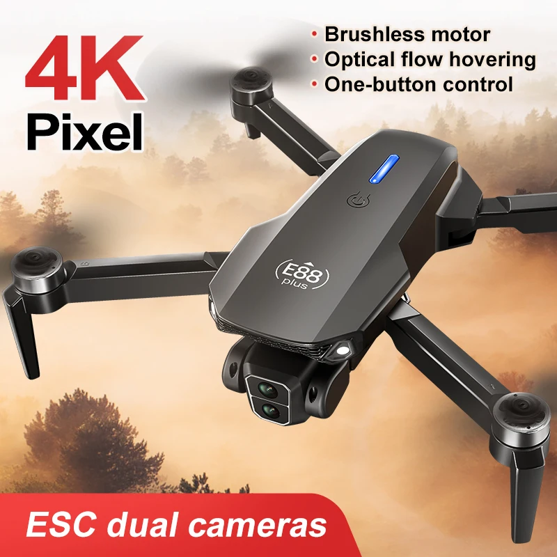 New E88 Plus Quadcopter Drone: - Drone Battery Box reseña y precio
