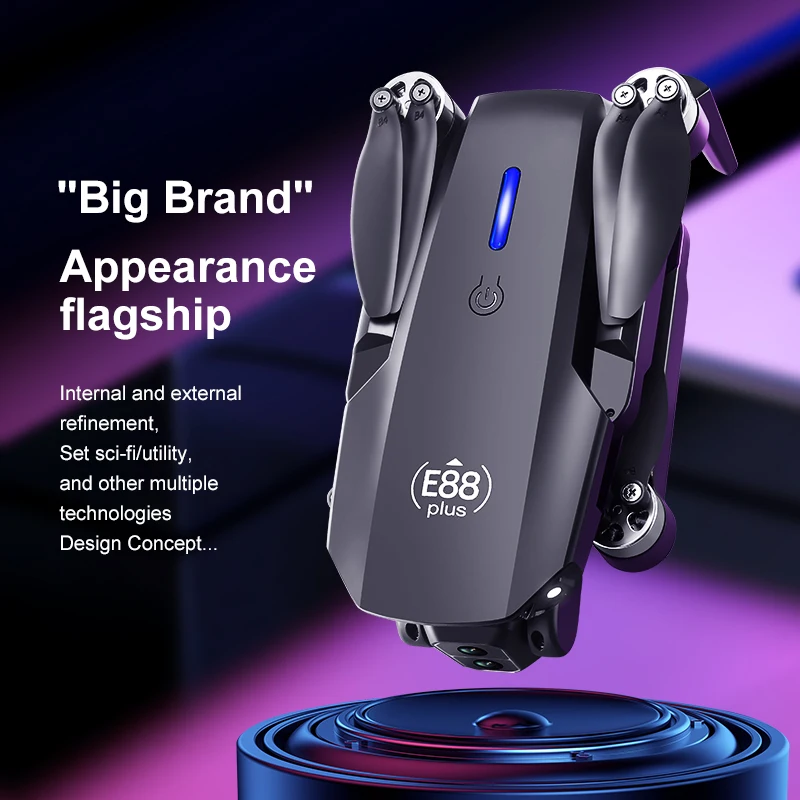 New E88 Plus Quadcopter Drone: - Drone Battery Box reseña y precio