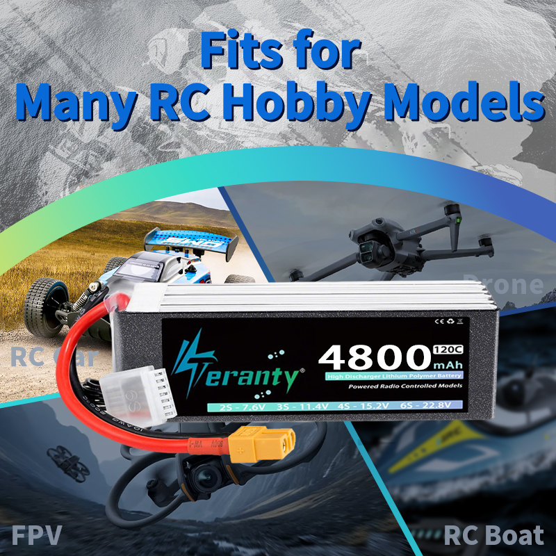 TERANTY 6S 4800mAh Lipo Batter - Drone Battery Connector reseña y precio