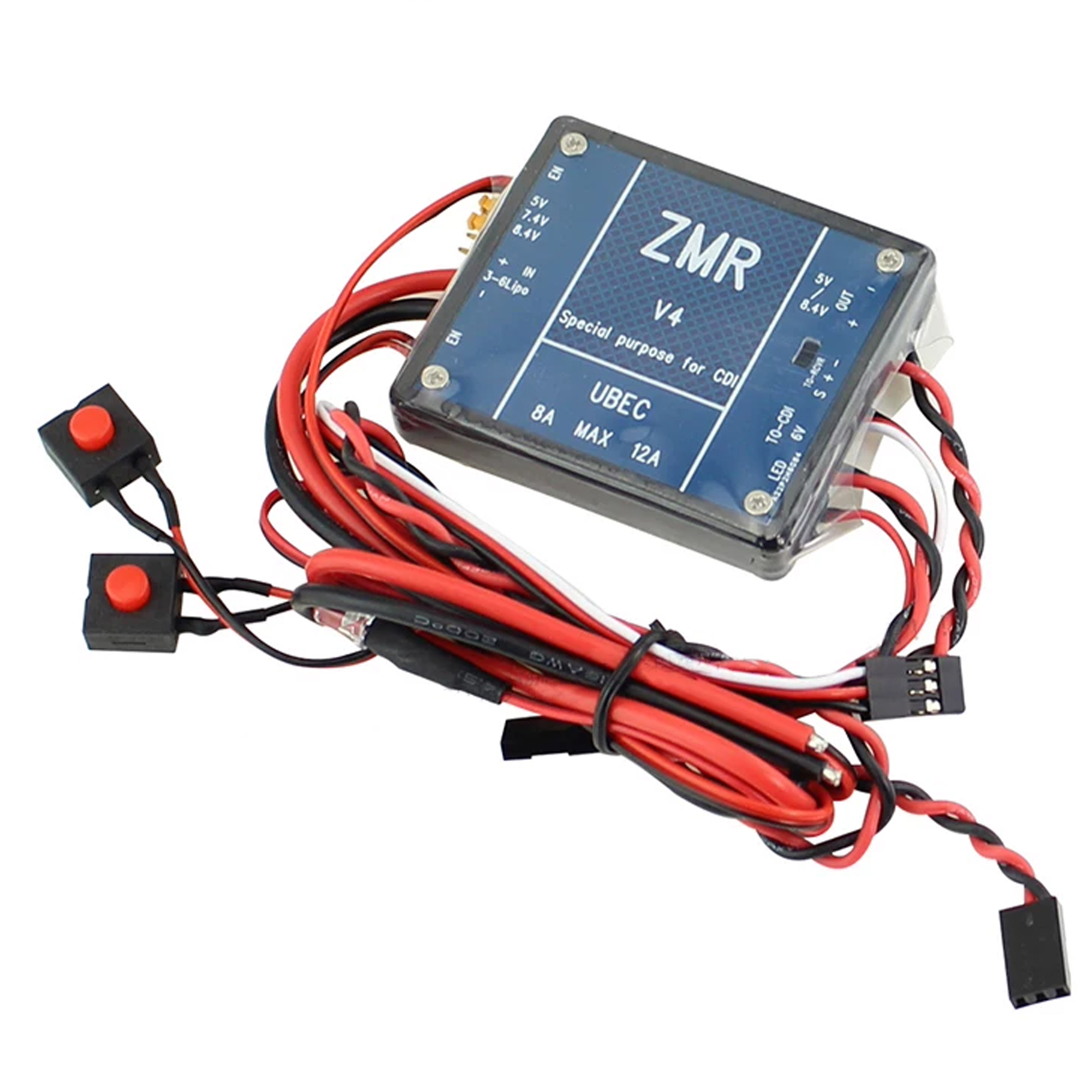 UBEC V2 V3 V4 ZMR 8A Dual BEC  - Drone Battery Connector reseña y precio