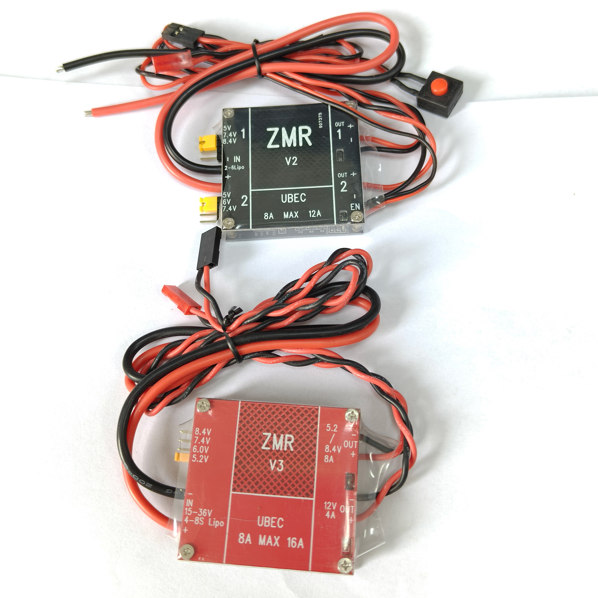UBEC V2 V3 V4 ZMR 8A Dual BEC  - Drone Battery Connector reseña y precio