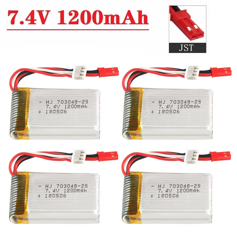 Lipo Battery 2S 7.4V 1200mAh 7 - Drone Battery Connector reseña y precio