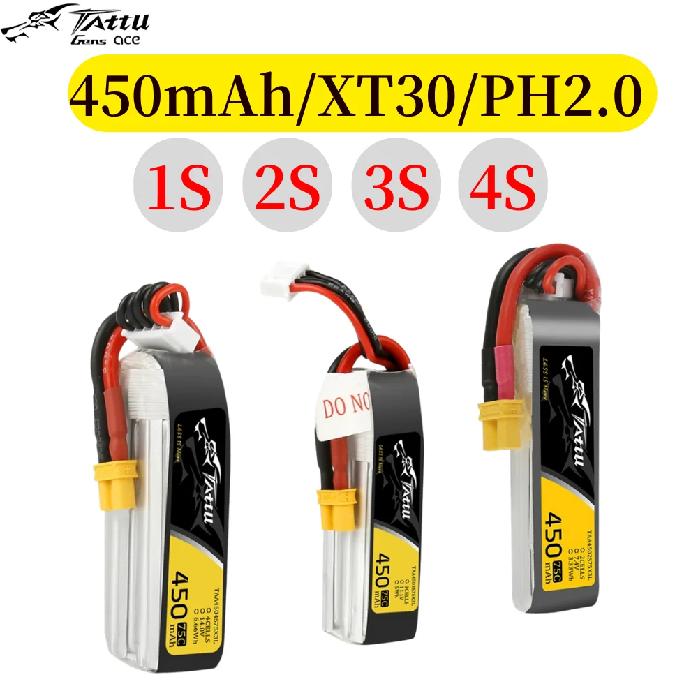 Ace Tattu Lipo Battery 7.4V 7. - Drone Battery 3S reseña y precio