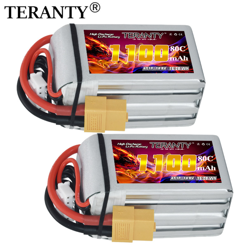 TERANTY 4S 1100mAh 80C/160C Li - Drone Battery 4S reseña y precio
