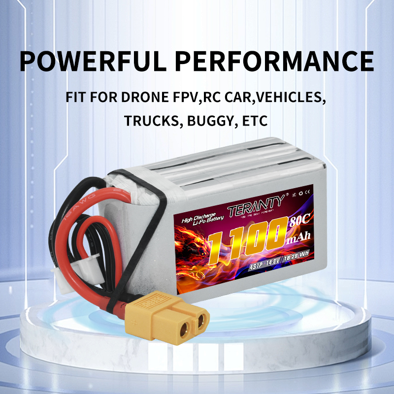 TERANTY 4S 1100mAh 80C/160C Li - Drone Battery 4S reseña y precio