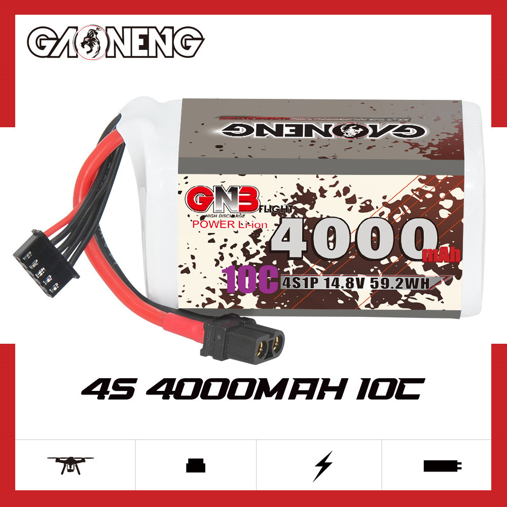 GNB 4000mAh 4S 14.8V 10C 20C W - Drone Battery 4S reseña y precio