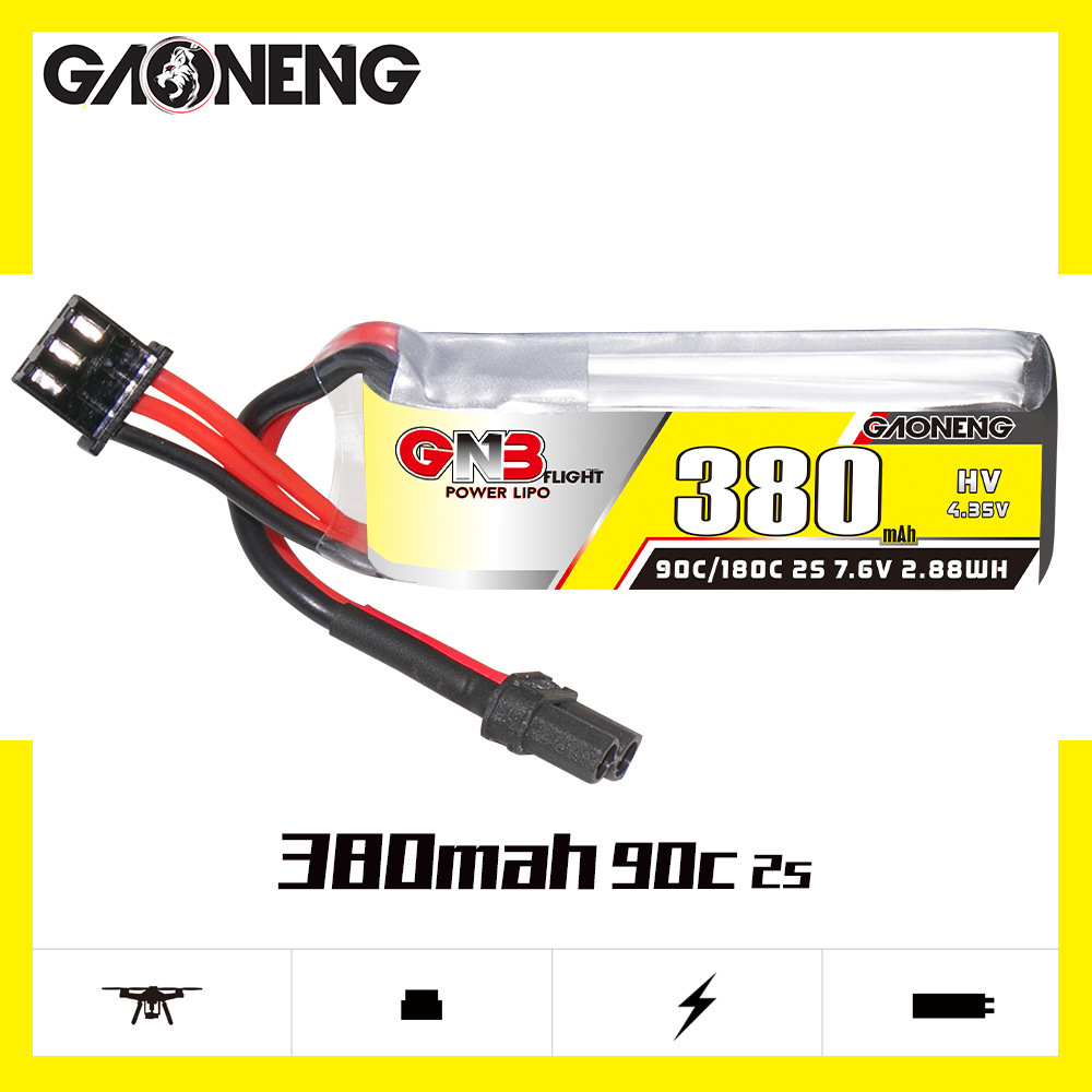 GNB 2S 7.6V 380mAh 90C/180C Li - Drone Battery Lipo reseña y precio