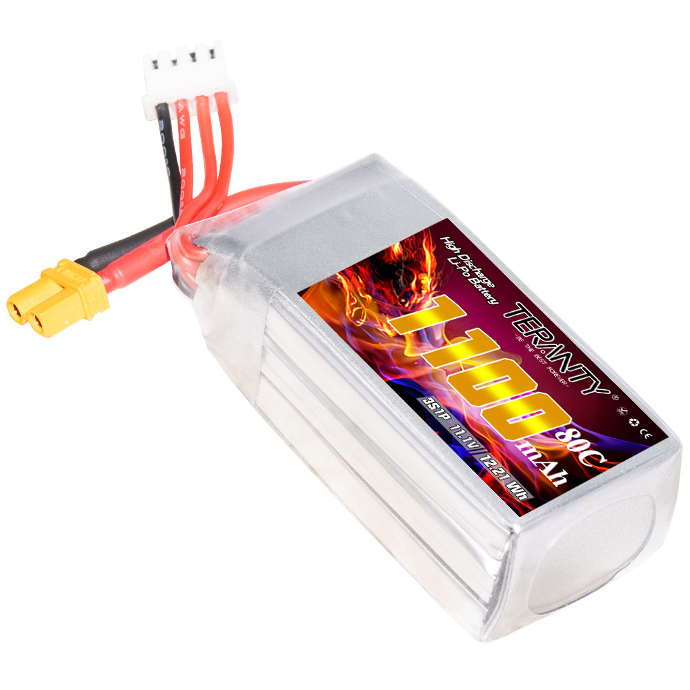 TERANTY 3S 11.1V 1100mAh 80C/1 - Drone Battery 3S reseña y precio