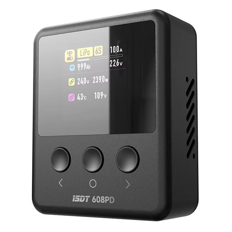 ISDT 608PD DC 240W/10A USB C 1 - Drone Battery Smart reseña y precio