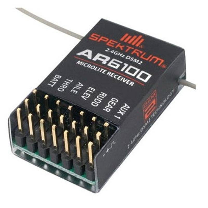 AR6100 DSM2 6CH 2.4GHz Receive - Drone Battery Connector reseña y precio