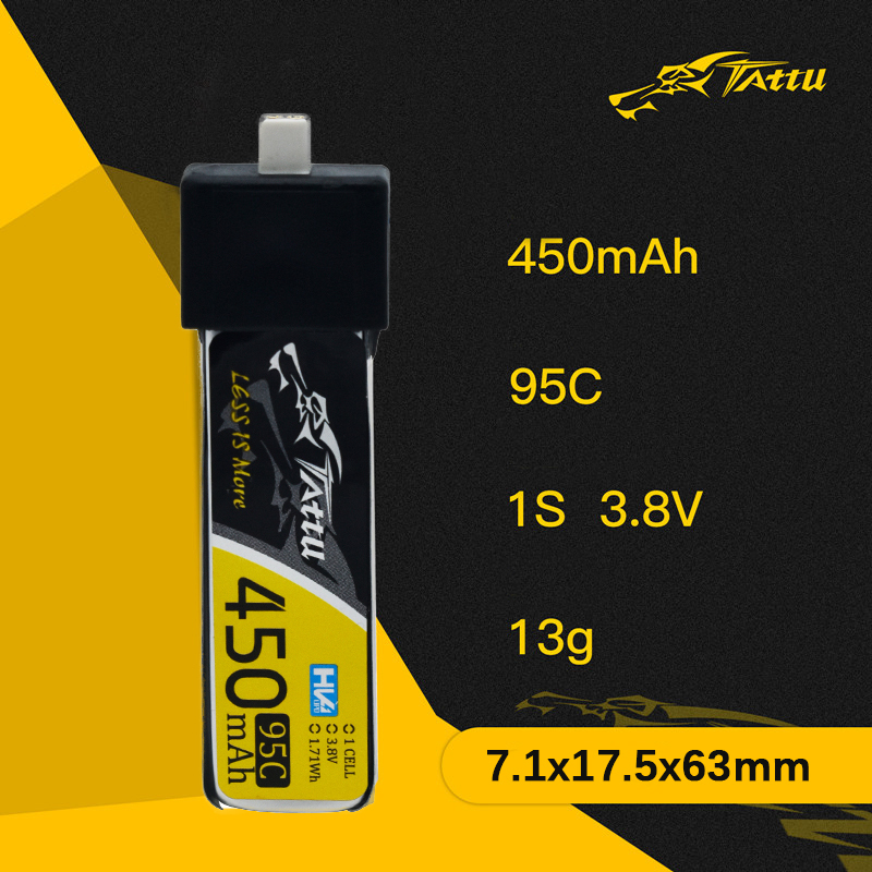 3Pcs NEW TATTU 450/500/550mAh  - Drone Battery 3S reseña y precio