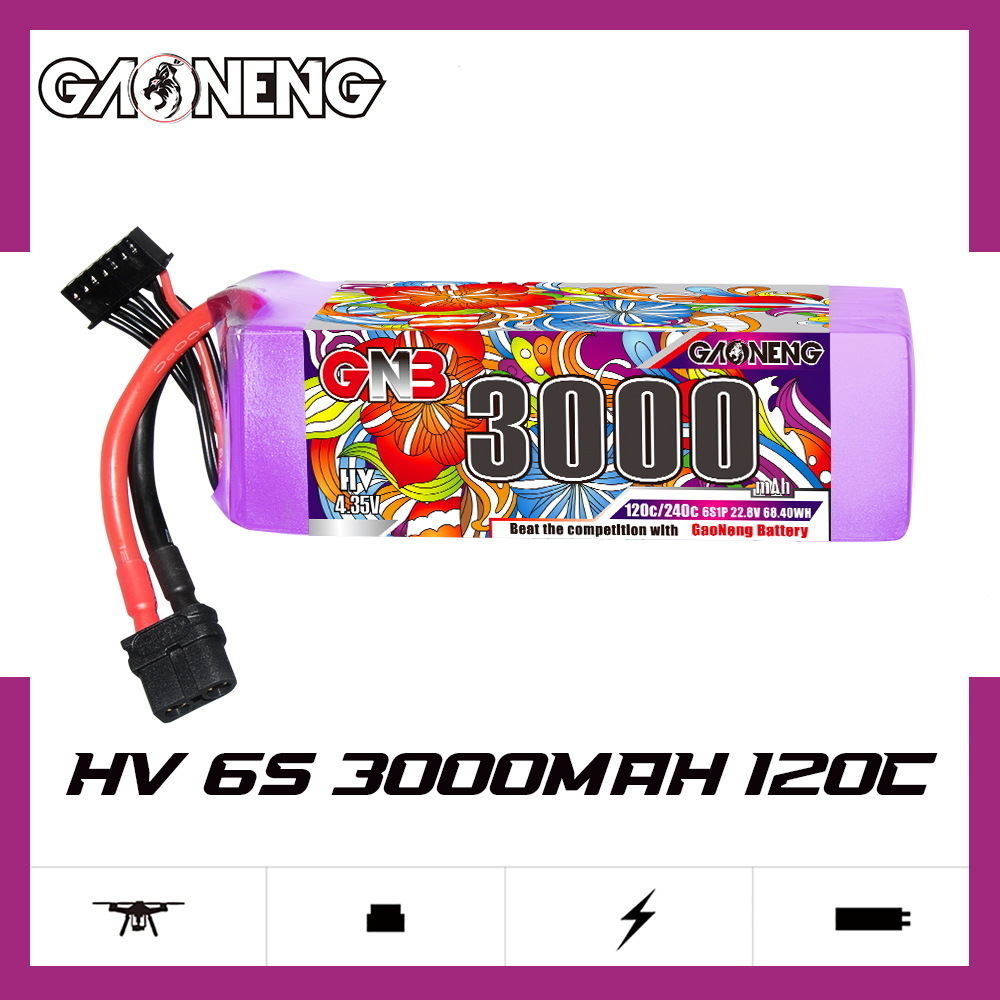 Original GNB HV 6S 22.8V 3000m - Drone Battery 4S reseña y precio