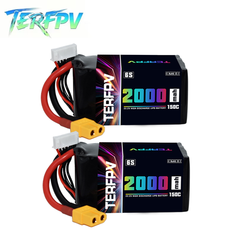 TERFPV 6S 22.2V 2000mAh 150C/3 - Drone Battery Connector reseña y precio