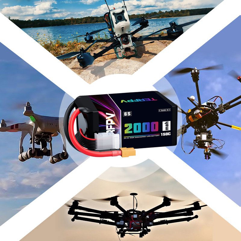 TERFPV 6S 22.2V 2000mAh 150C/3 - Drone Battery Connector reseña y precio