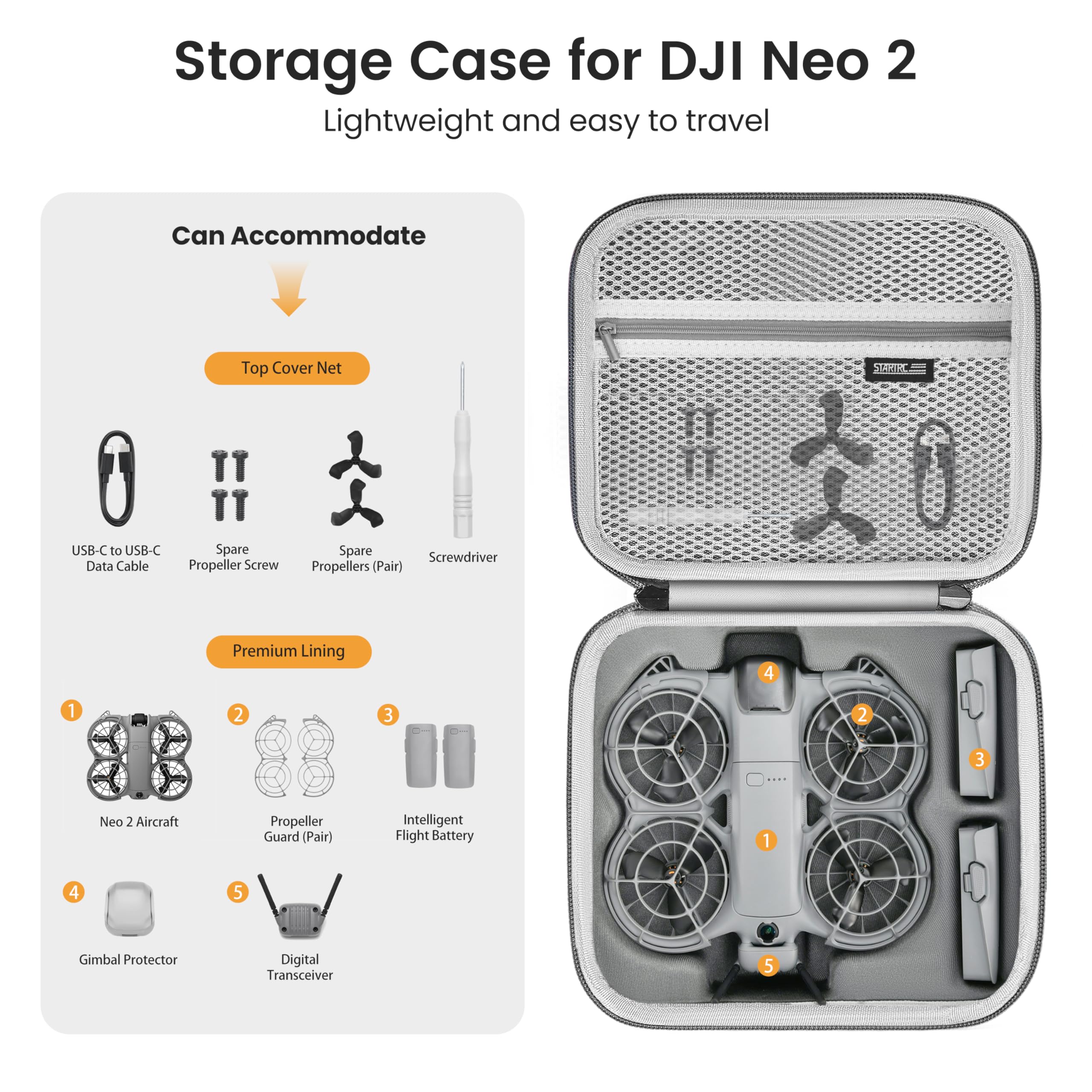 Neo 2 Portable PU Shoulder Bag - Drone Battery Bag reseña y precio