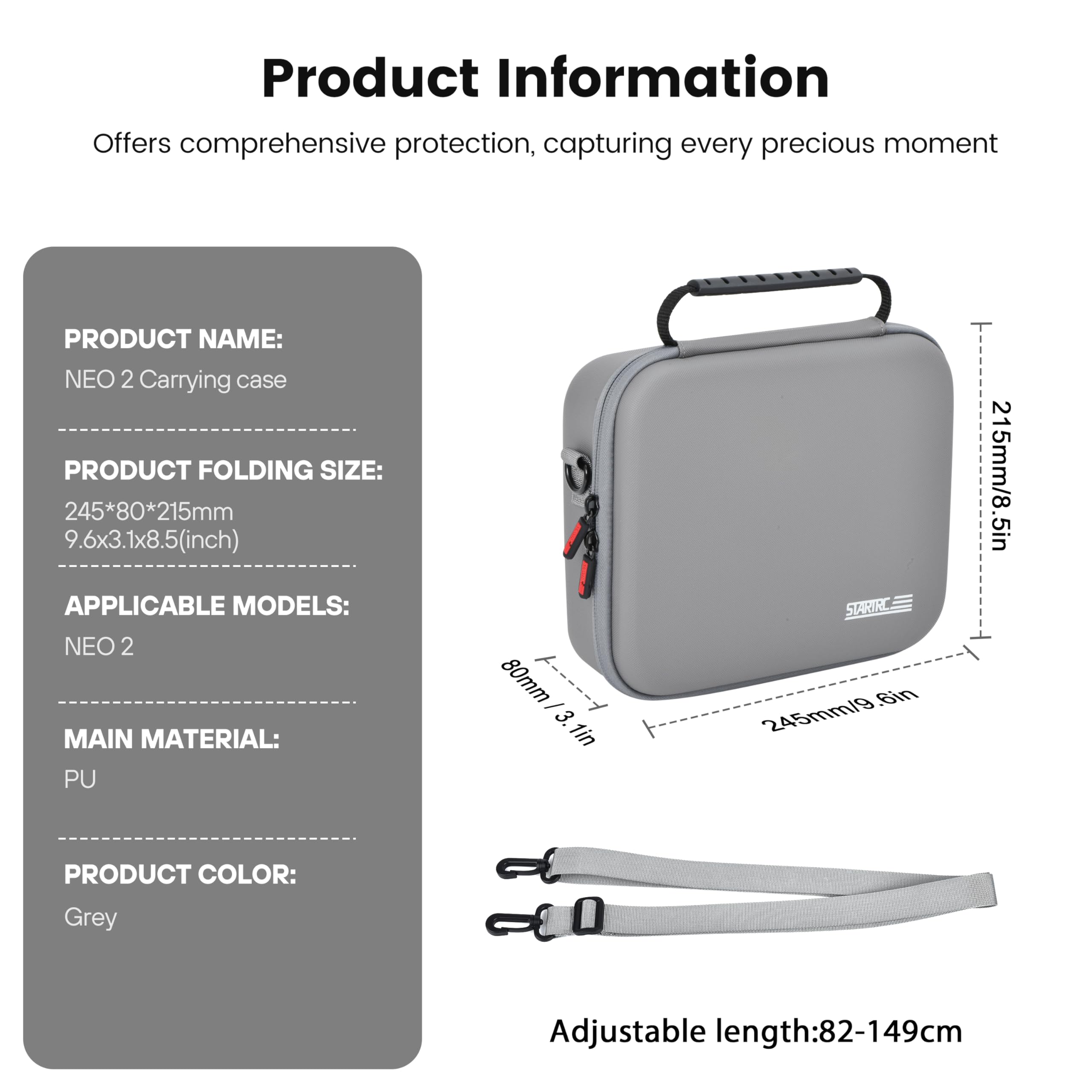 Neo 2 Portable PU Shoulder Bag - Drone Battery Bag reseña y precio