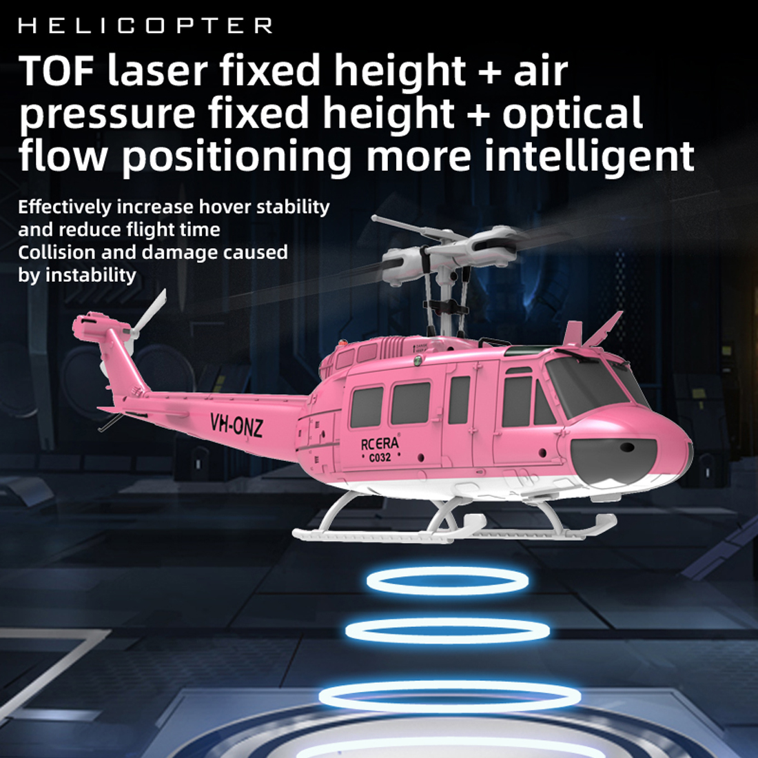 C032 6CH Brushless RC Helicopt - Drone Battery Alarm reseña y precio
