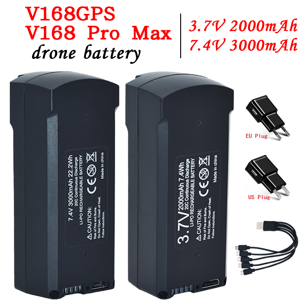 GPS V198 7.4V 3000mAh Battery  - Drone Battery Lipo reseña y precio