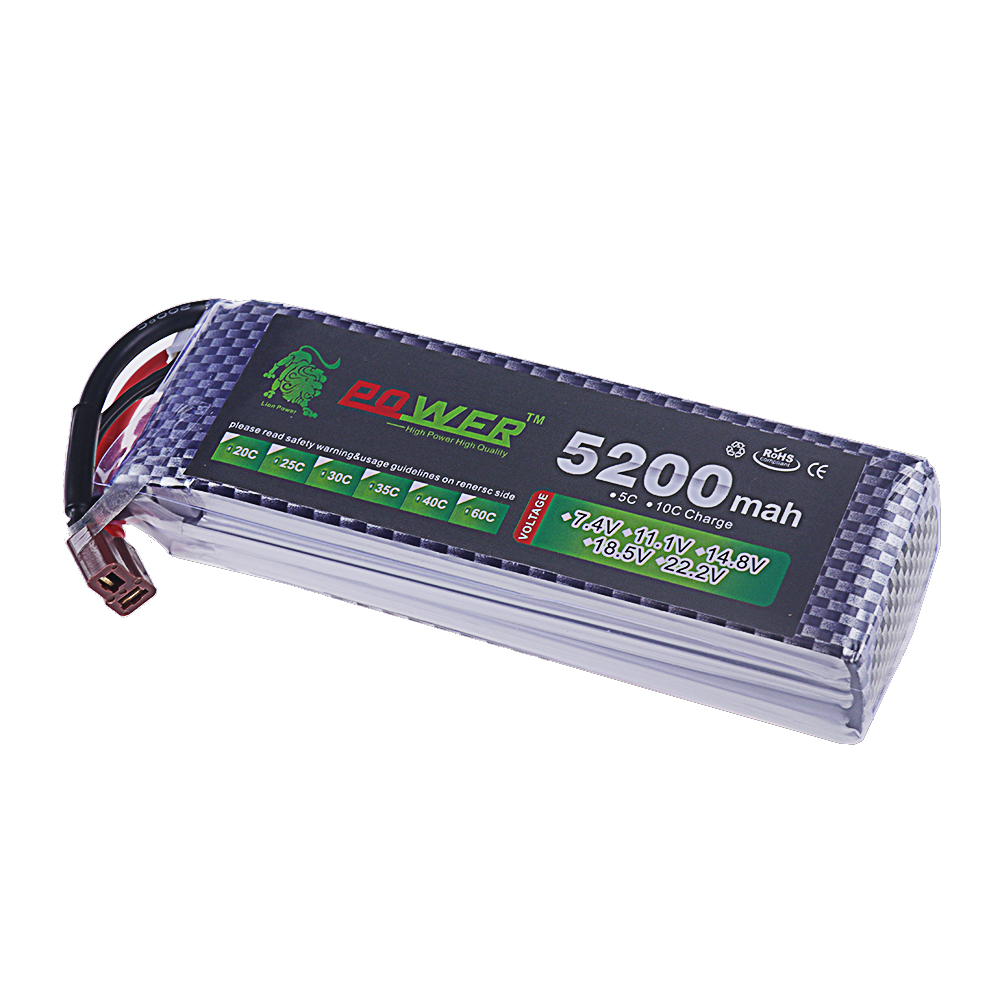 3S Lipo Battery 11.1V 5200mah  - Drone Battery 3S reseña y precio
